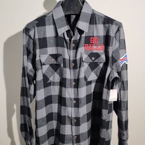 Buffalo Bills Mens Flannel Shirt